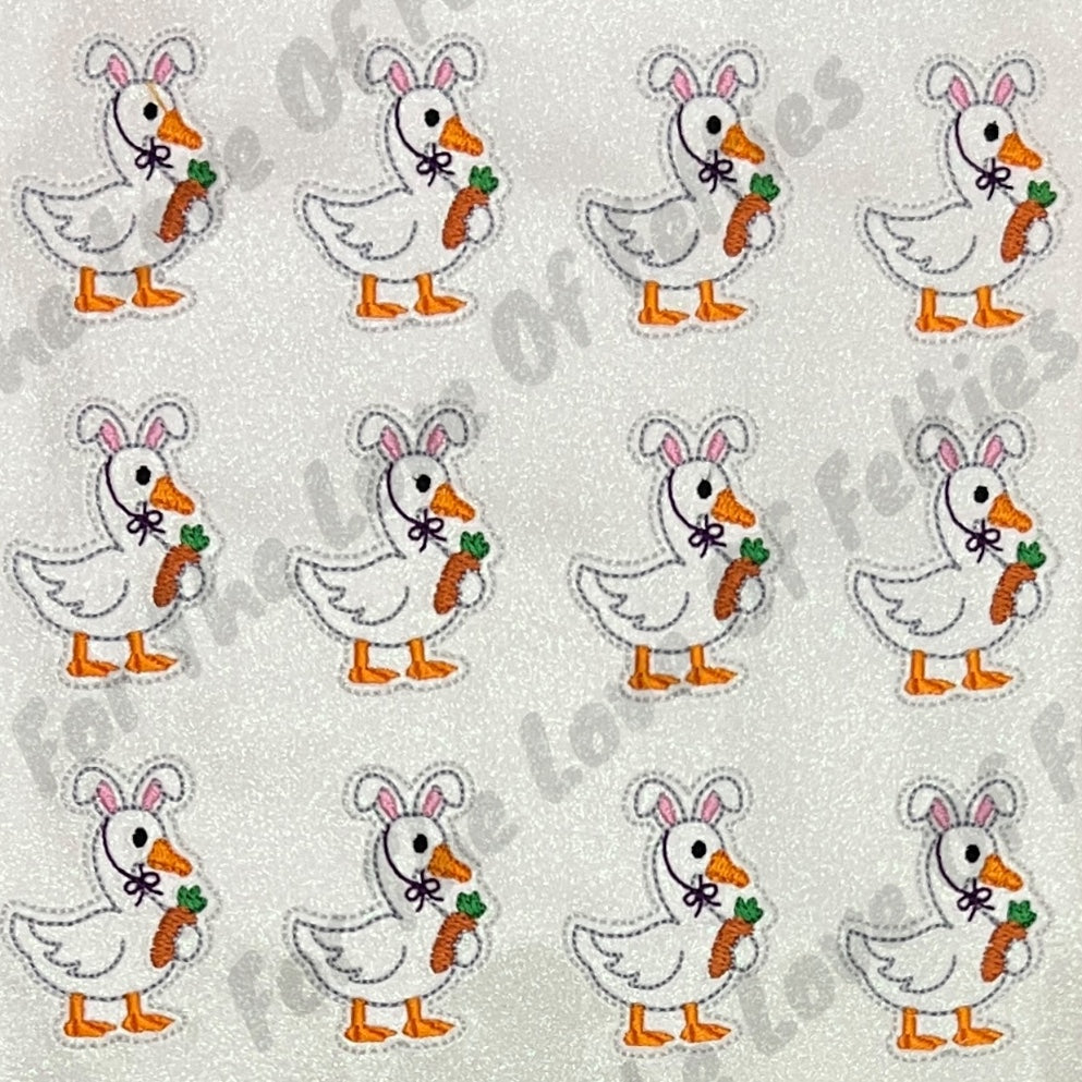 Bunny Eared Goose Feltie