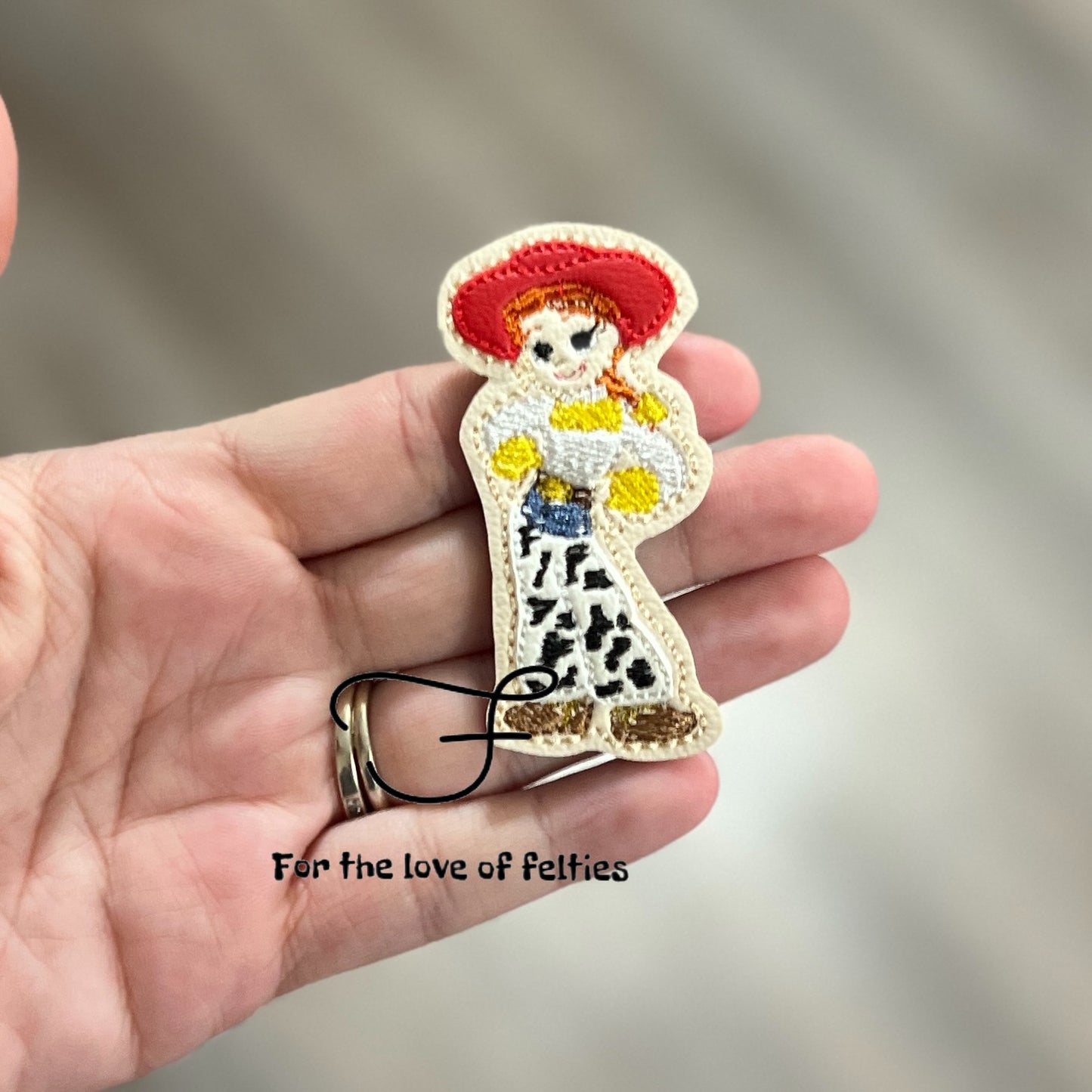 Toy Cowgirl Feltie