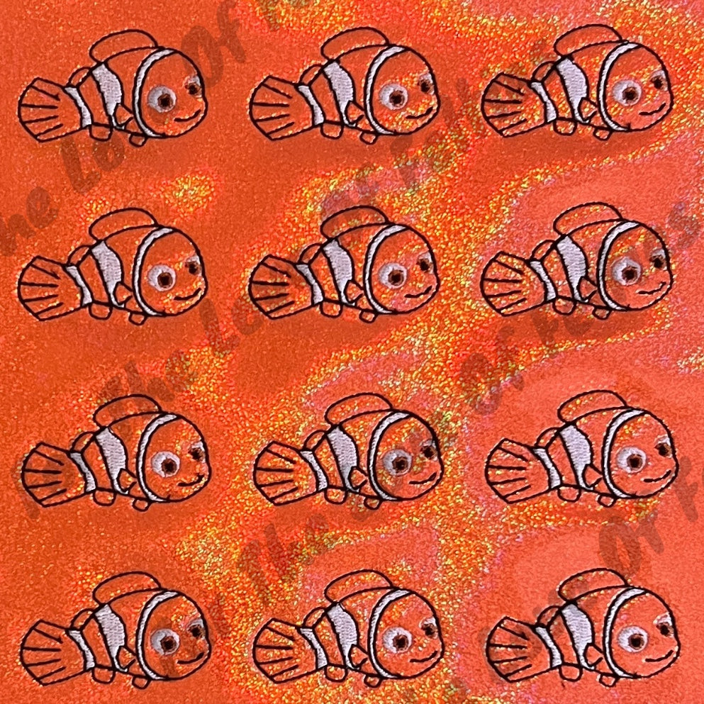 Glitter Nemo Feltie