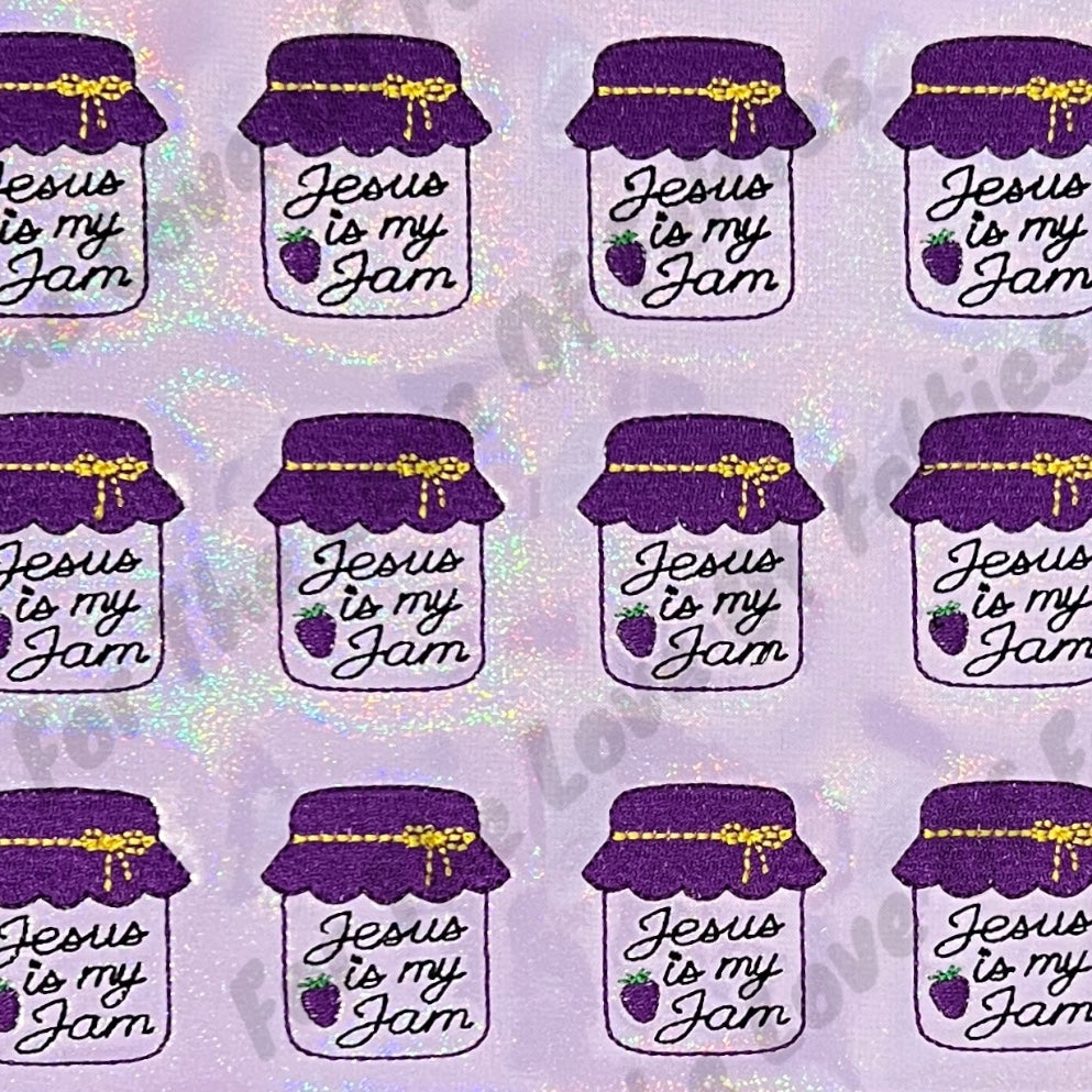 Purple Jesus Is My Jam Feltie