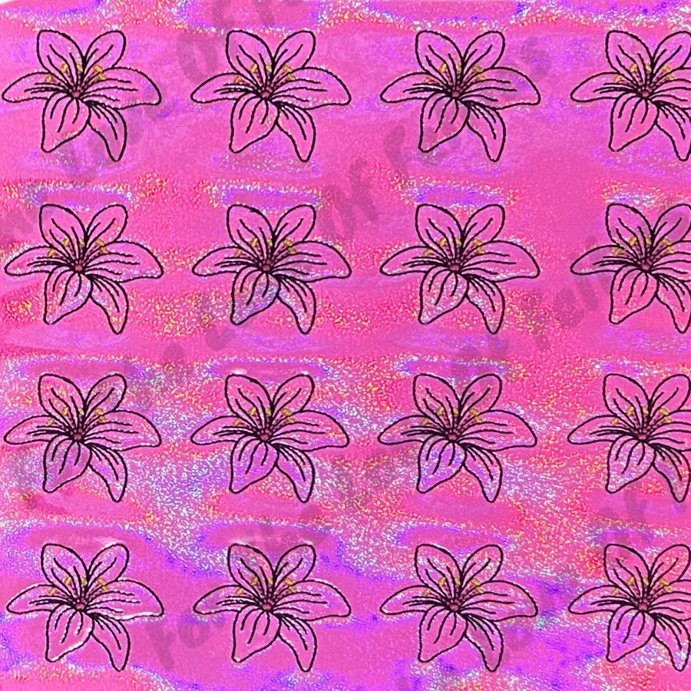 Pink Lily Feltie