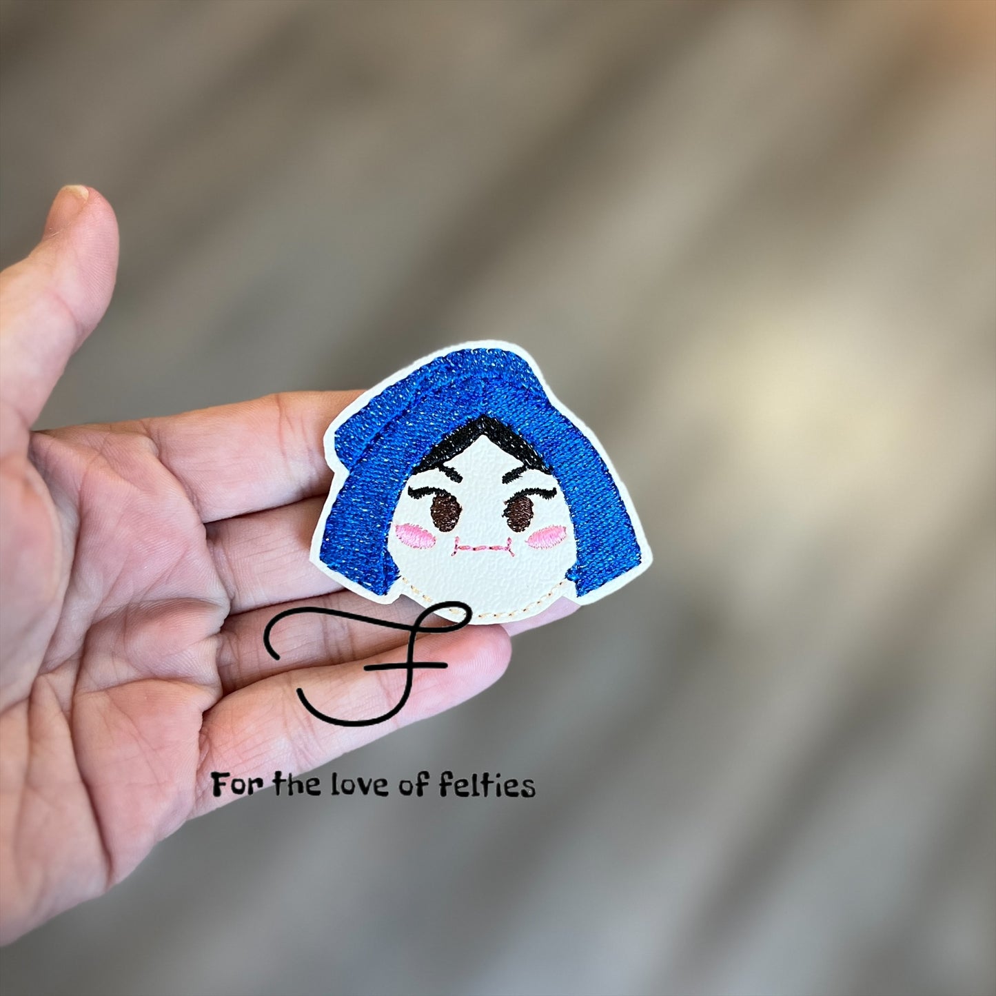 Blue Fairy Feltie