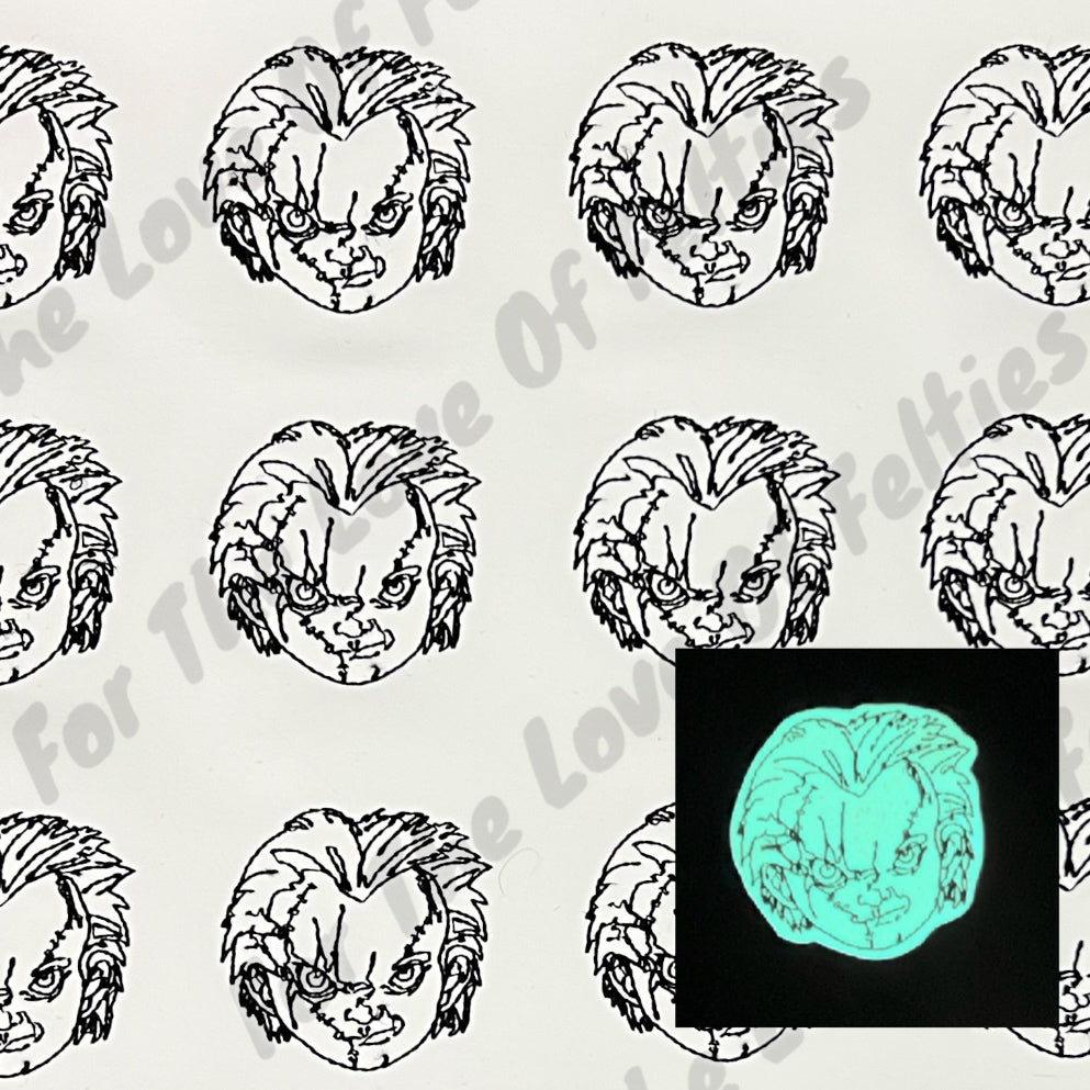 Chucky Glow in the Dark Feltie