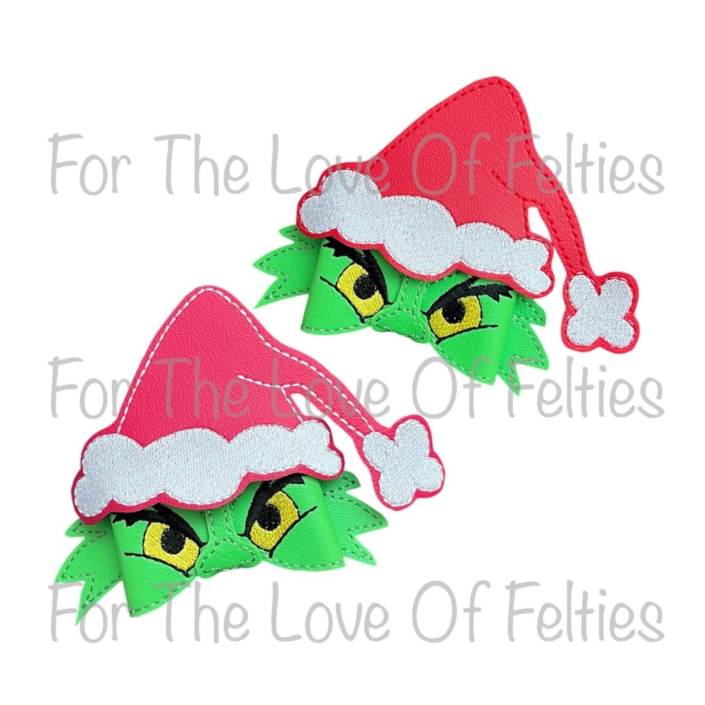 Grinch Face Bow Kit