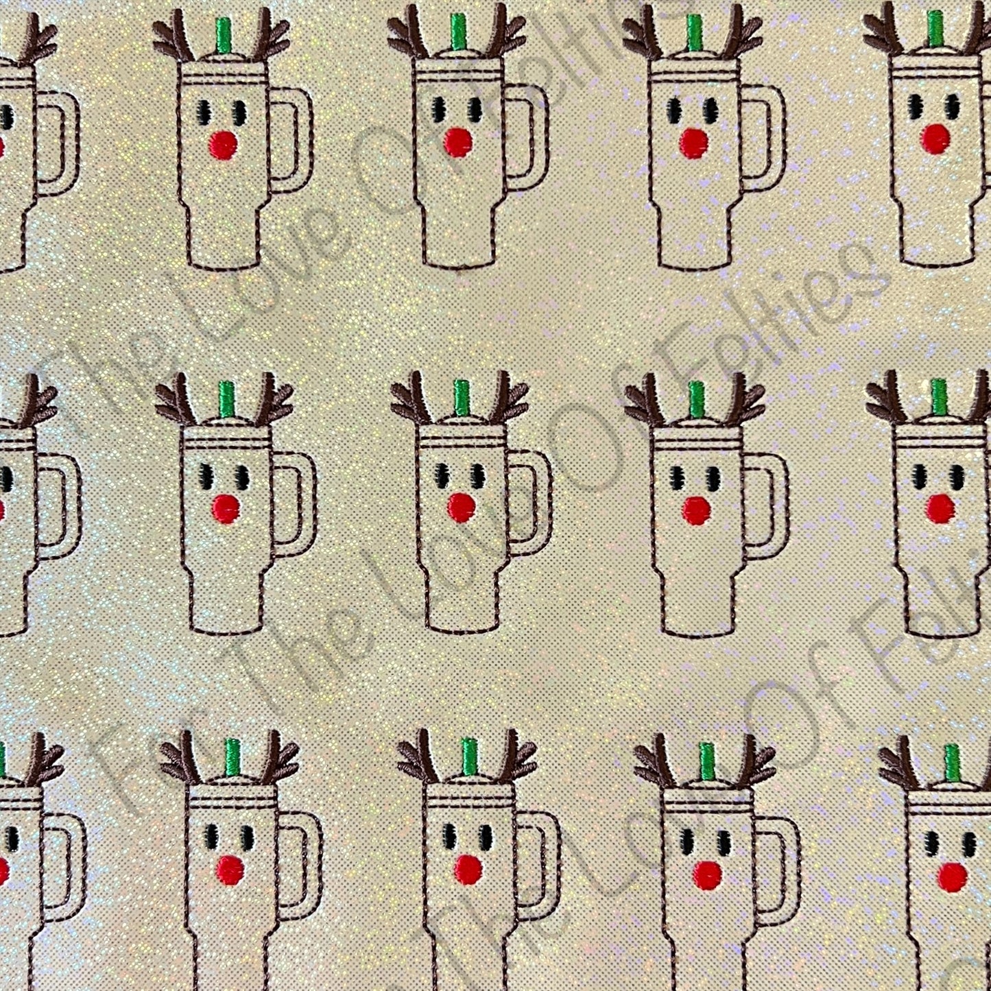 Reindeer Tumbler Feltie
