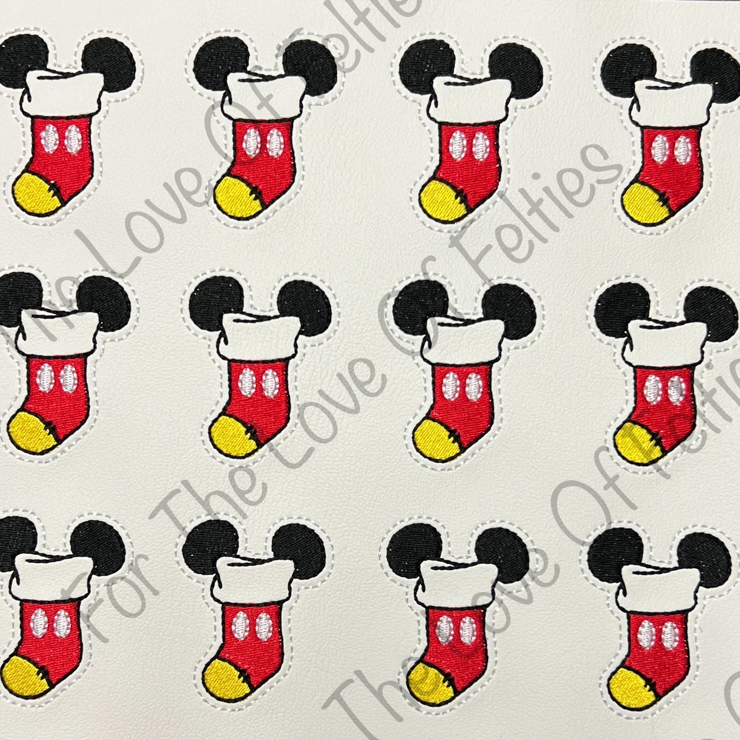 Boy Mouse Stocking Feltie