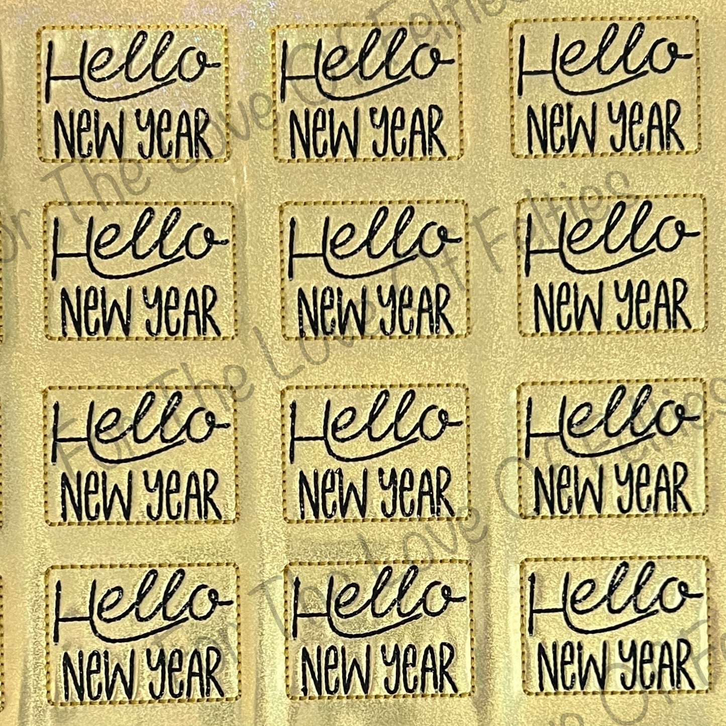 Hello New Year Feltie