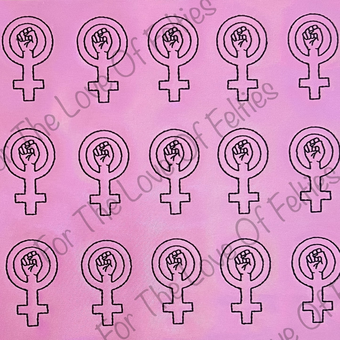 Feminist Fist Feltie