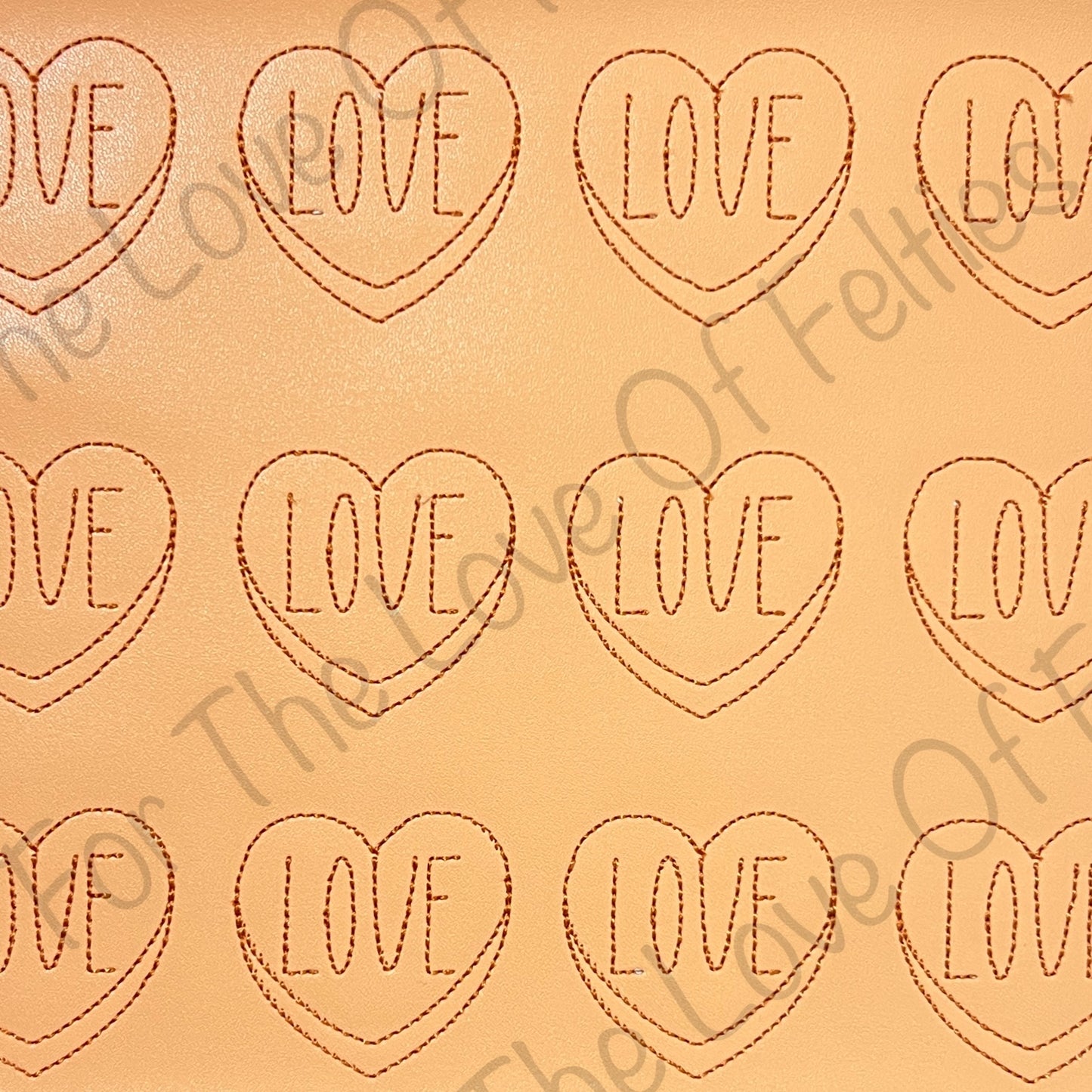 Love Candy Heart Feltie