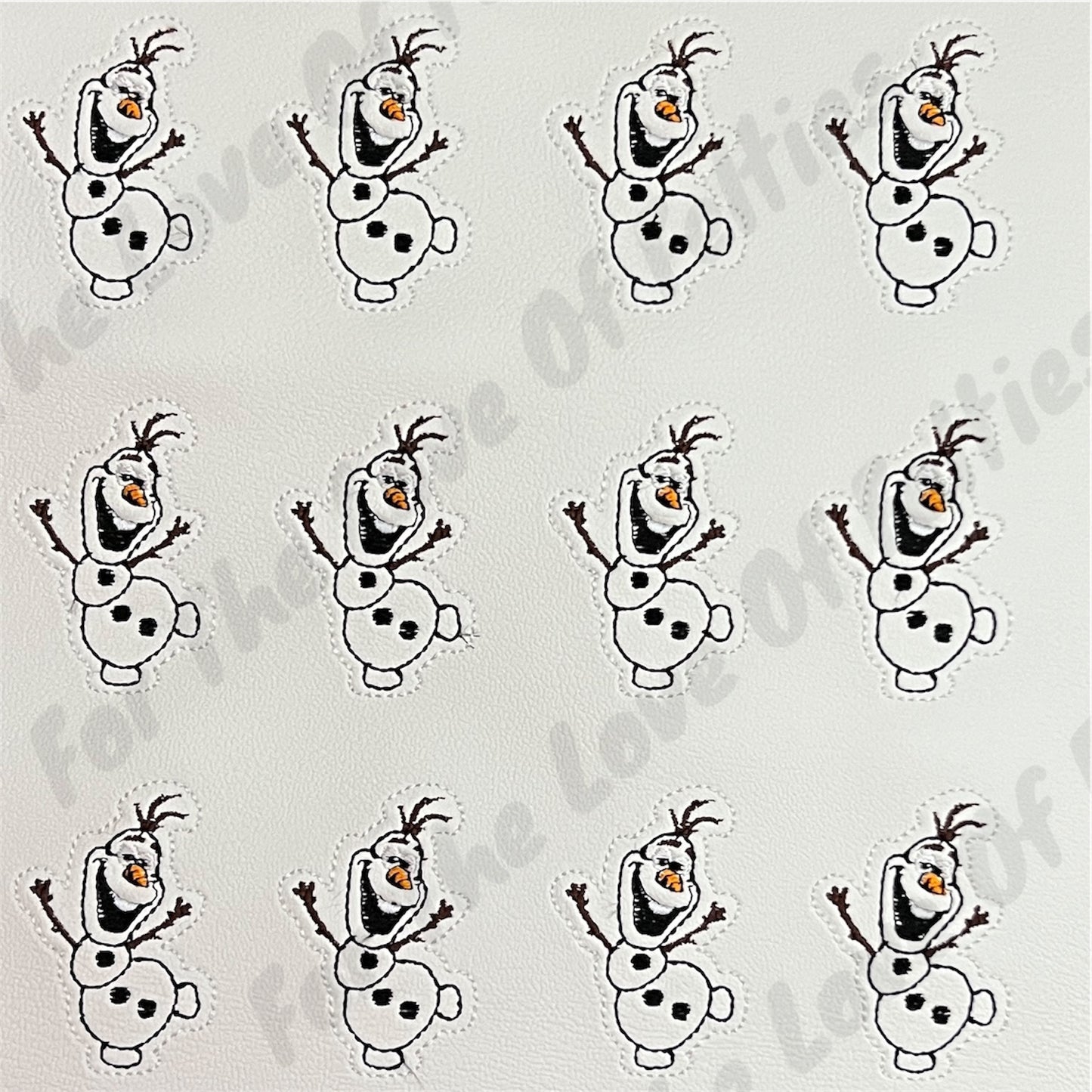 Frozen Snowman Feltie