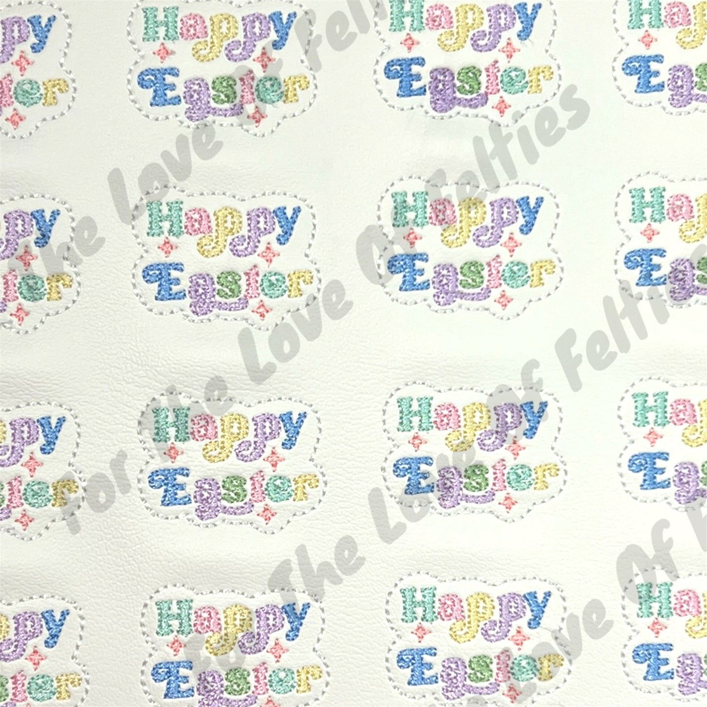 Retro Happy Easter Feltie