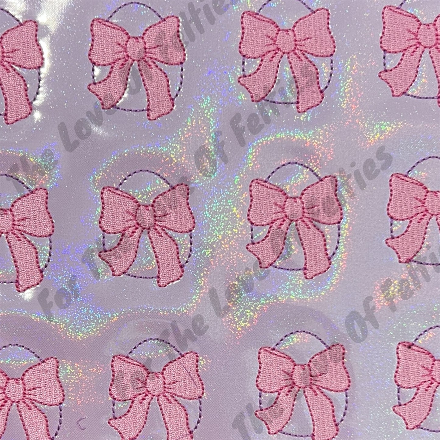 Egg With Big Bow Feltie