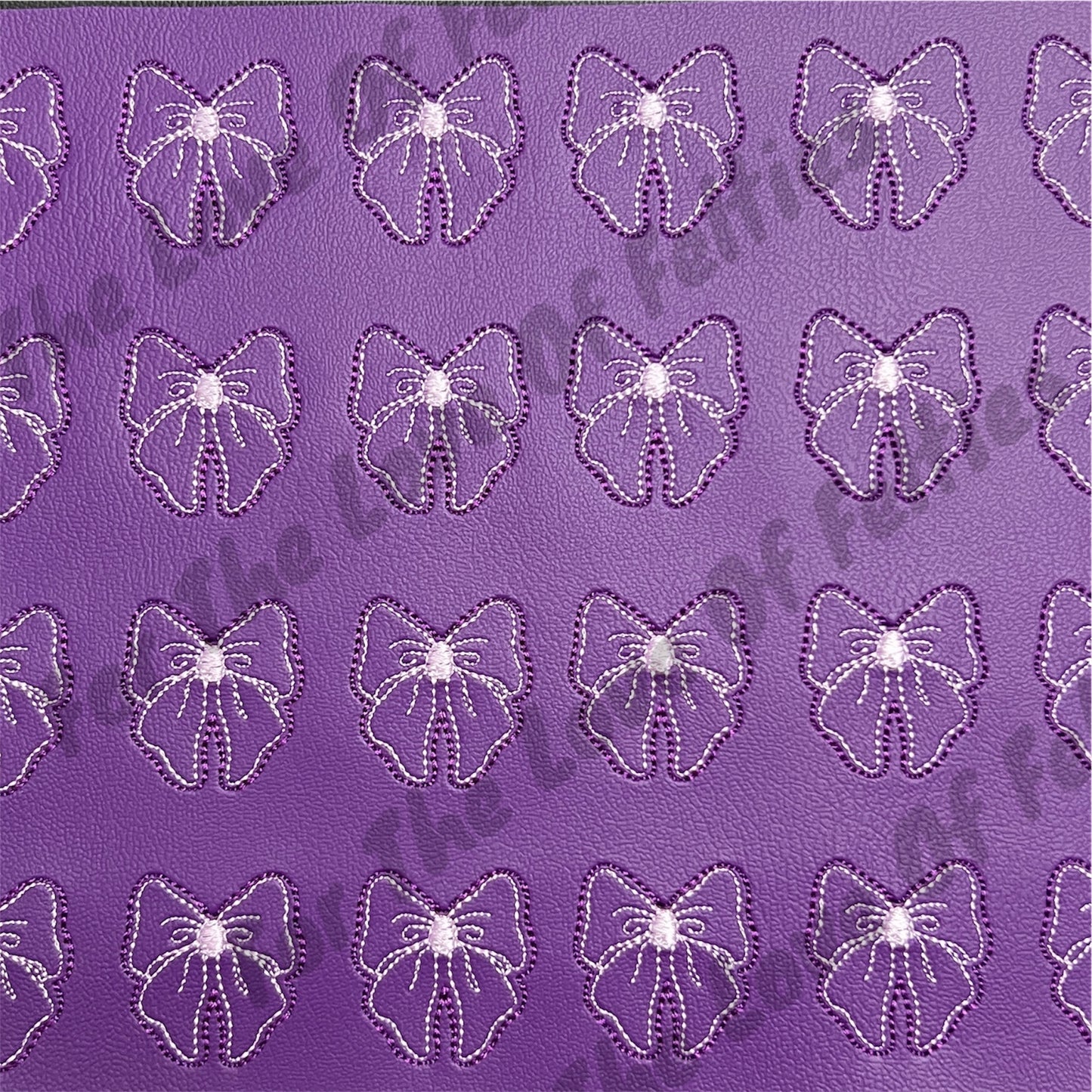 Dainty Purple Bow Feltie