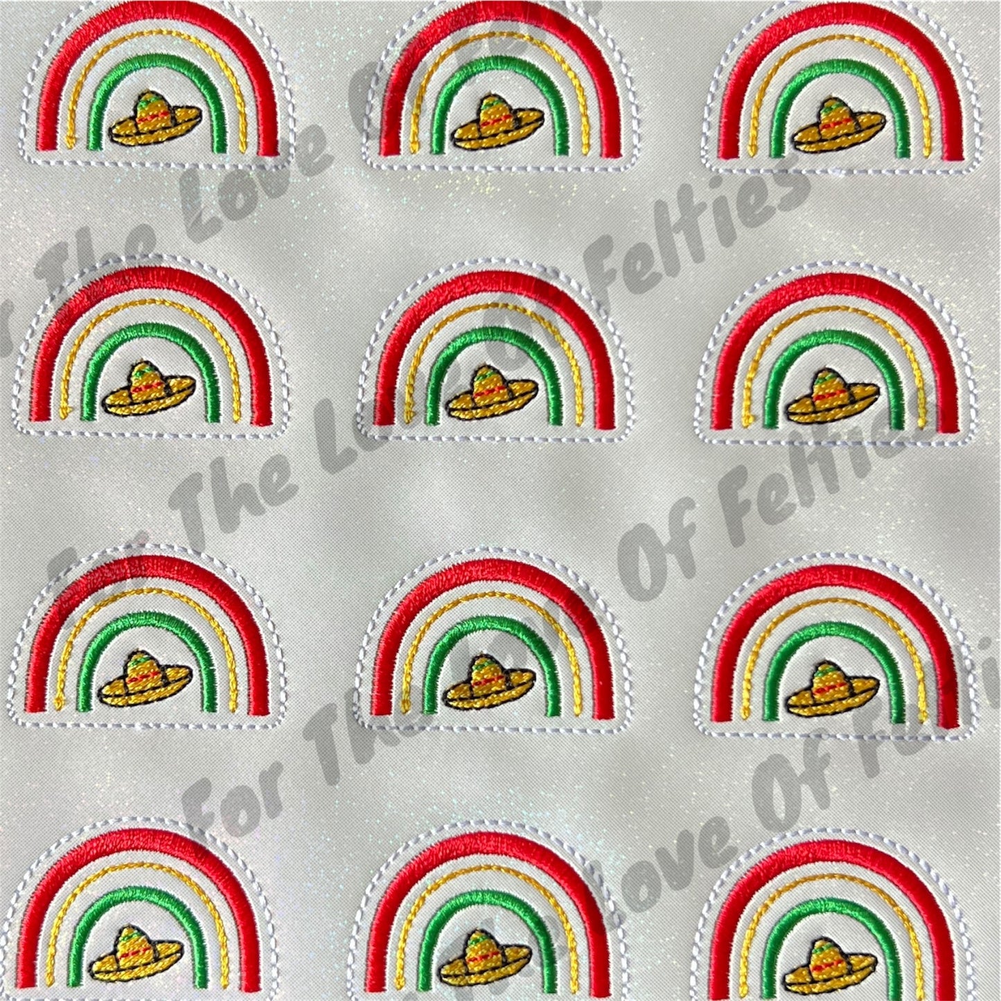Sombrero Rainbow Feltie