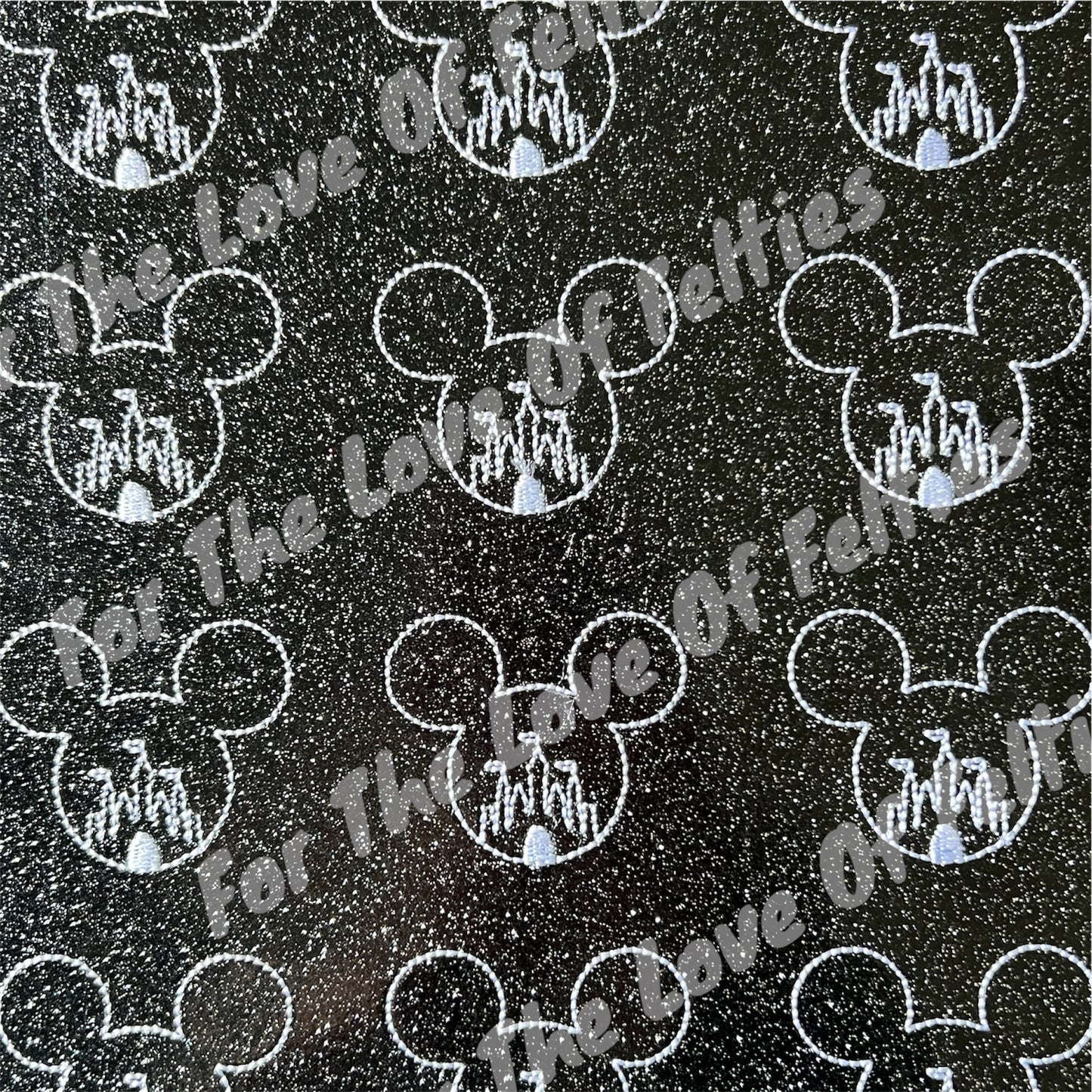 Black Castle Mouse Head Feltie