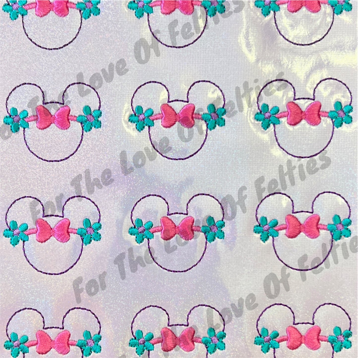 Spring Mouse Head Feltie