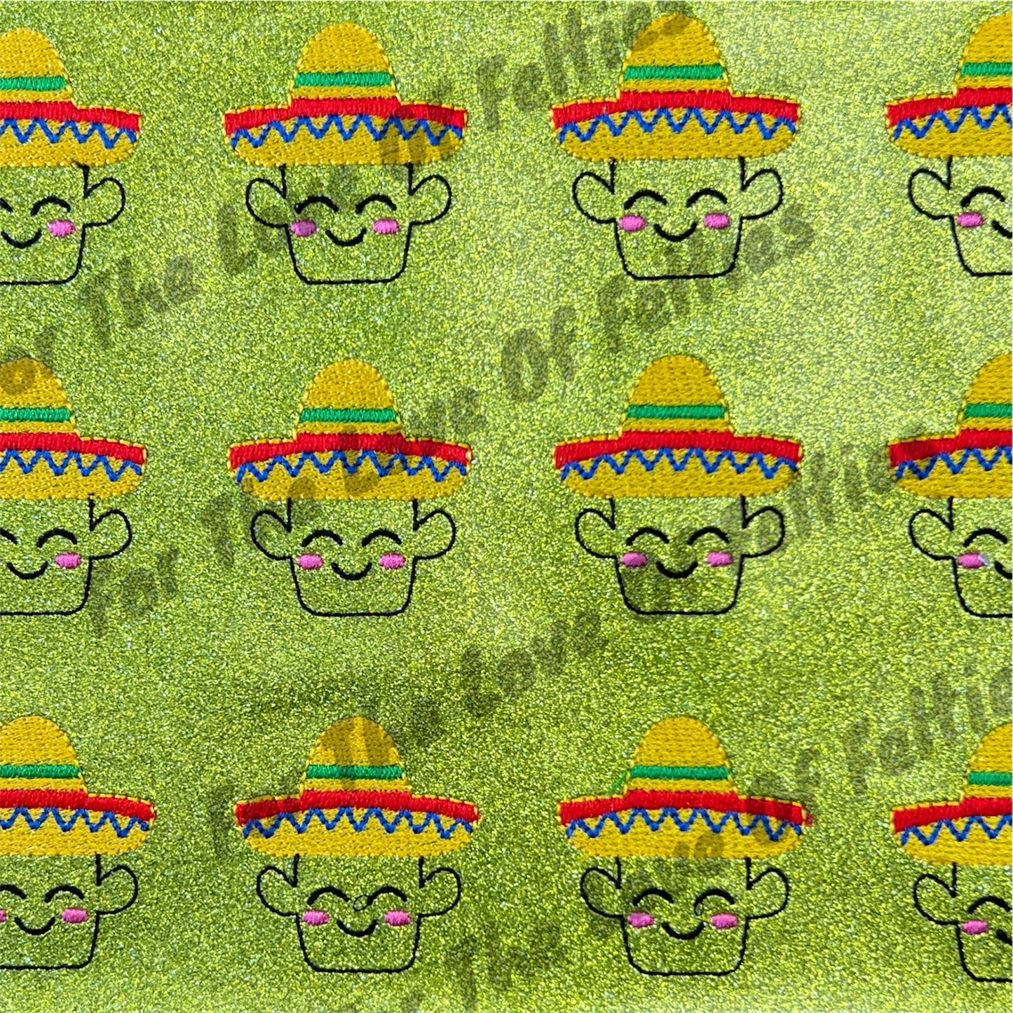 Cactus With Sombrero Feltie