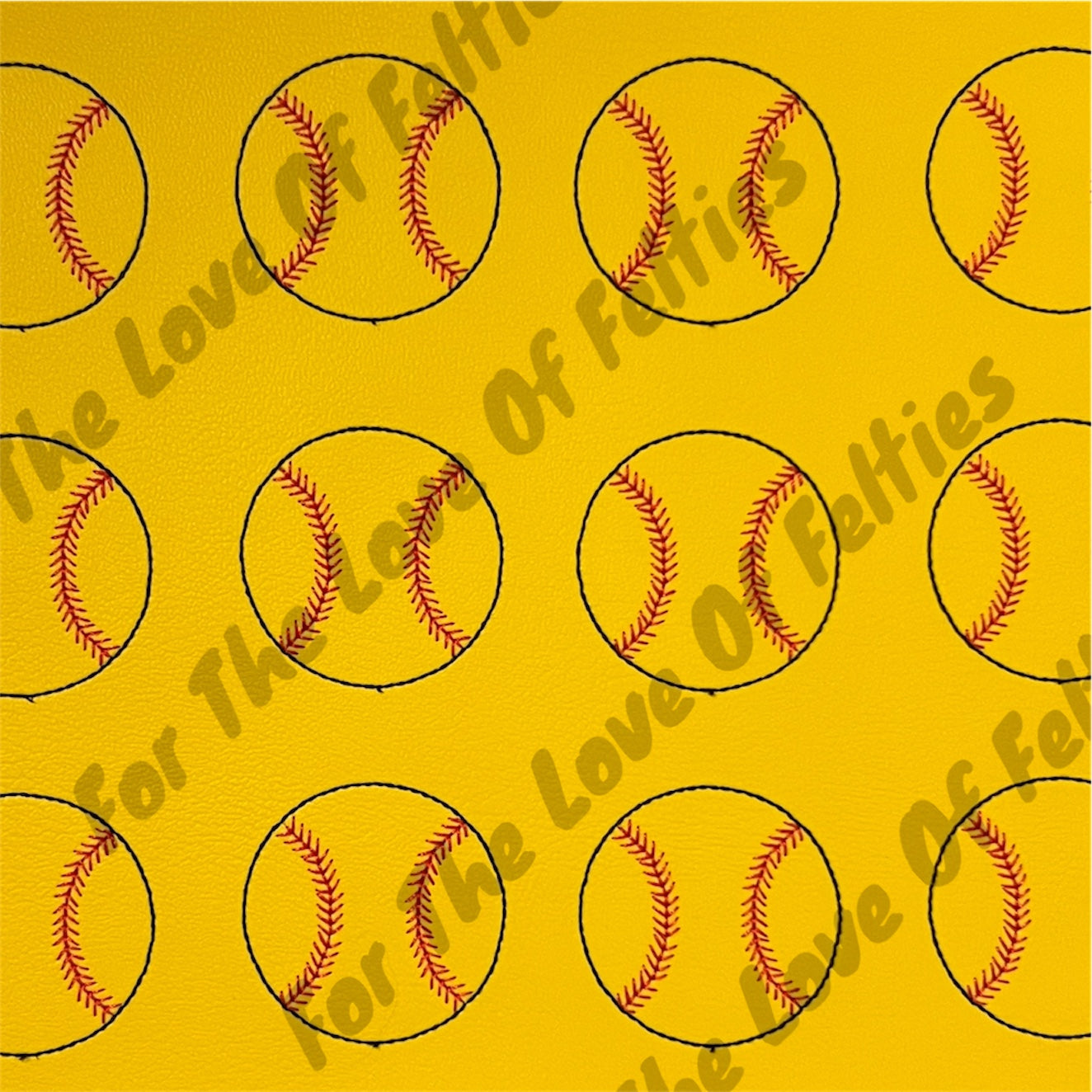 Softball Feltie