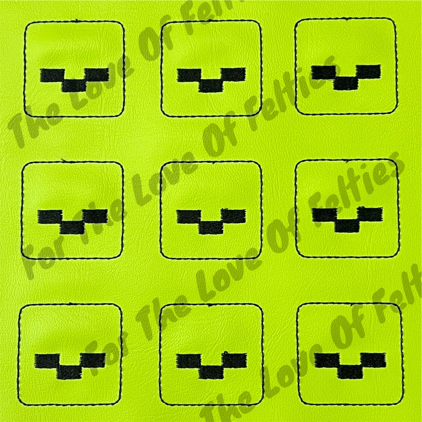 Creeper Block Feltie