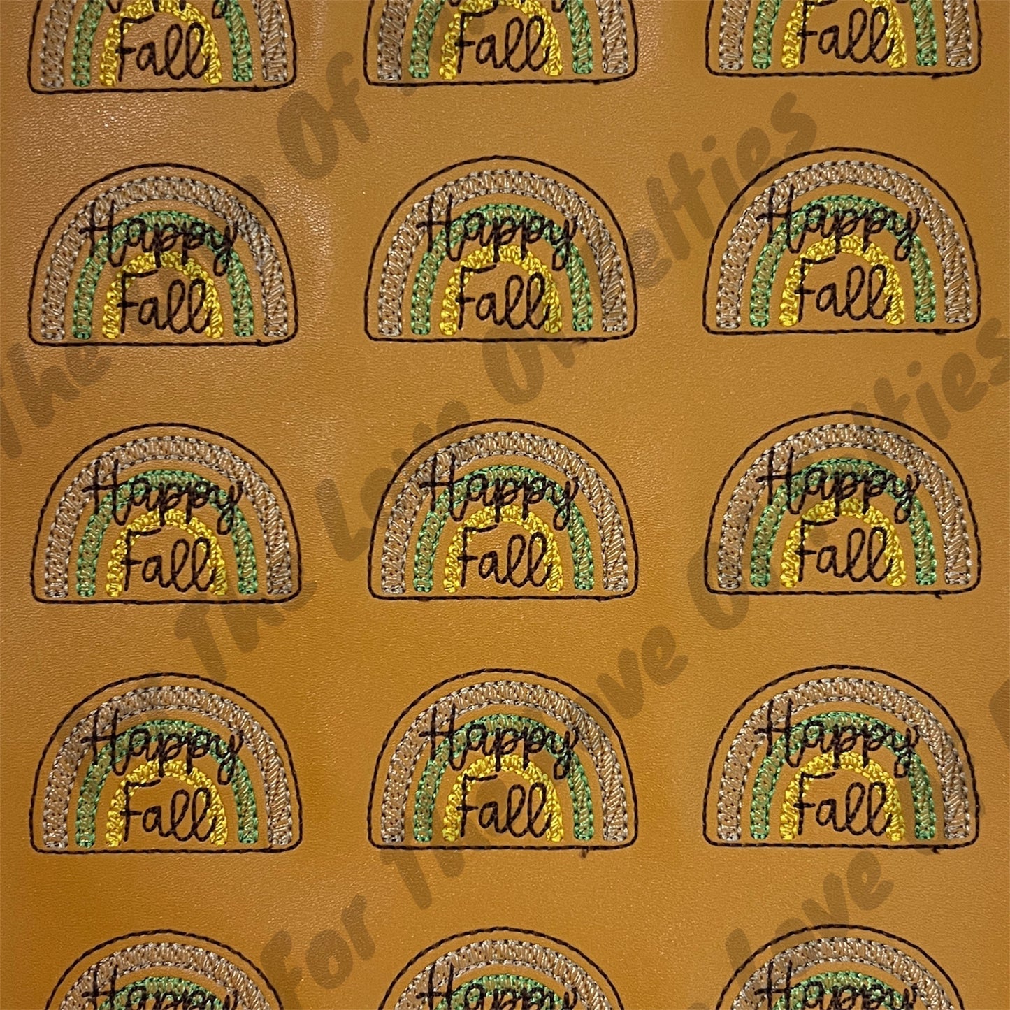 Happy Fall Rainbow Feltie