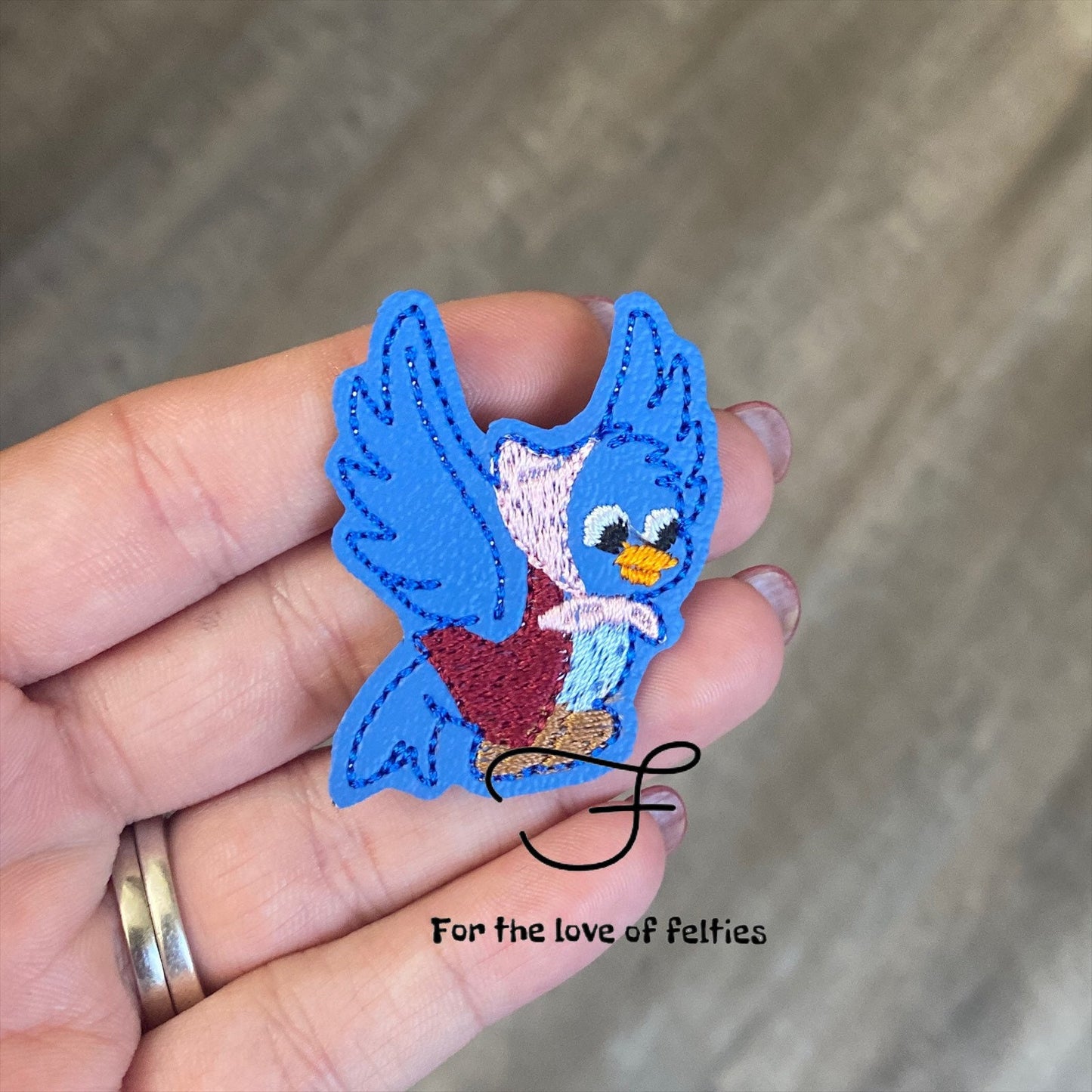 Cindy Blue Bird Feltie