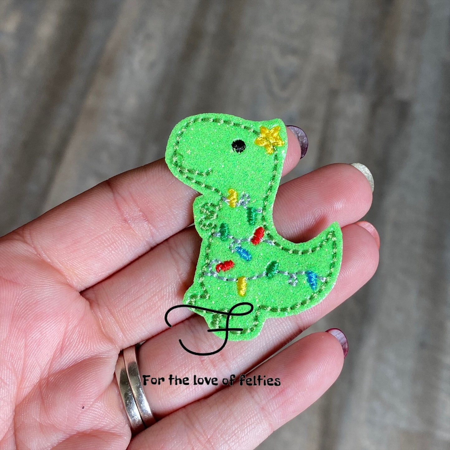 T-Rex with Lights Feltie