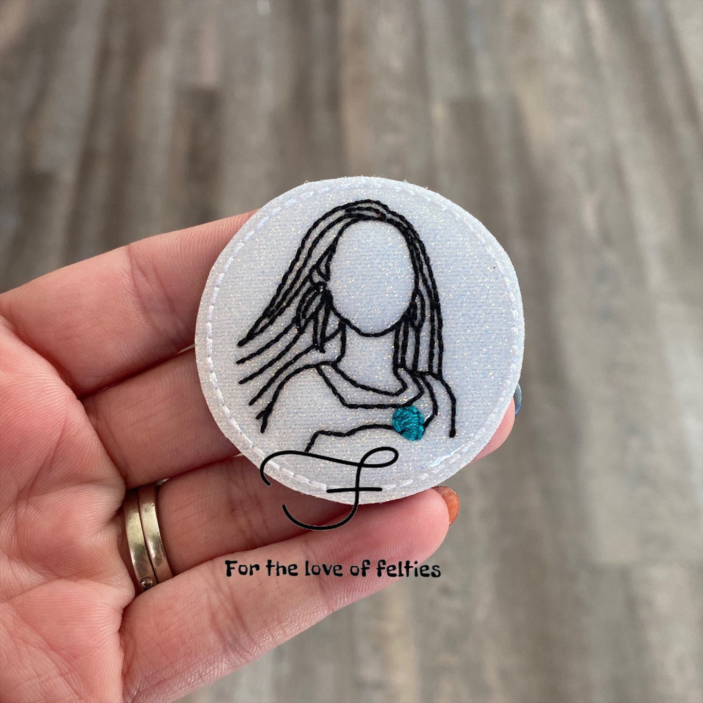 Native American Princess Sketch Feltie