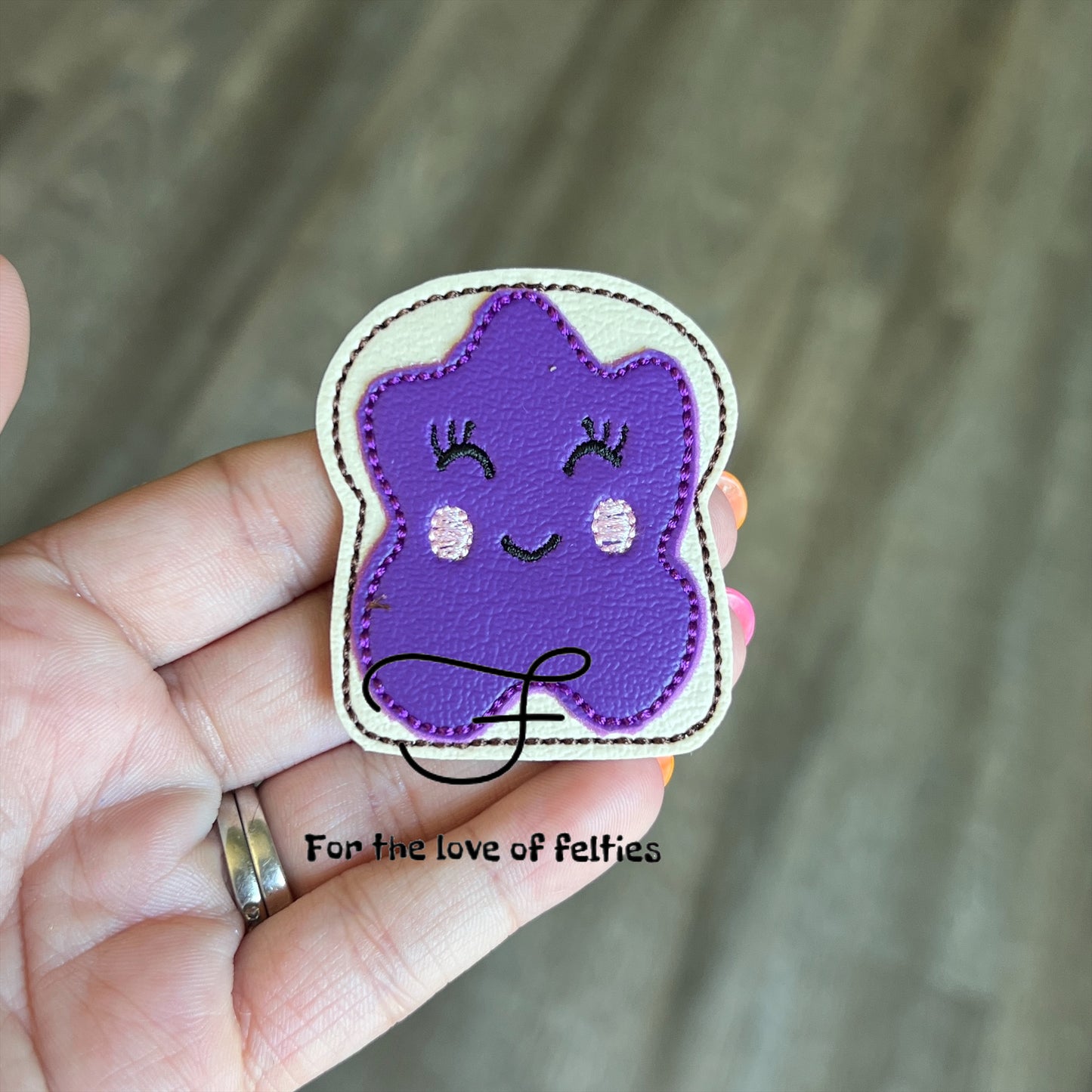 Jelly Toast Feltie