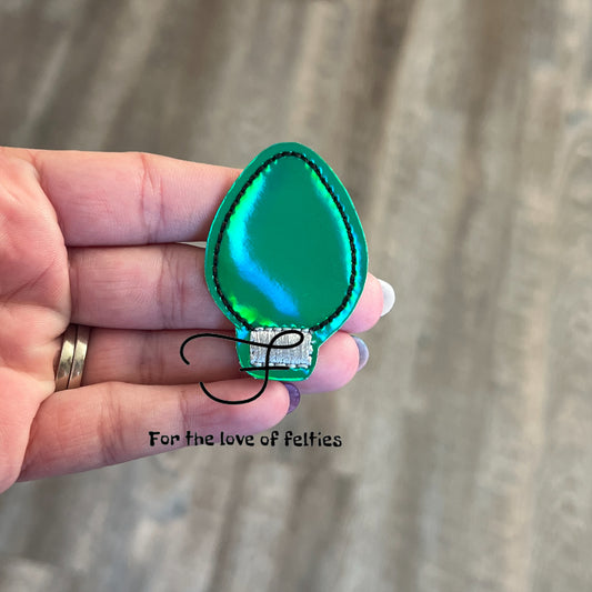 Christmas Bulb Feltie