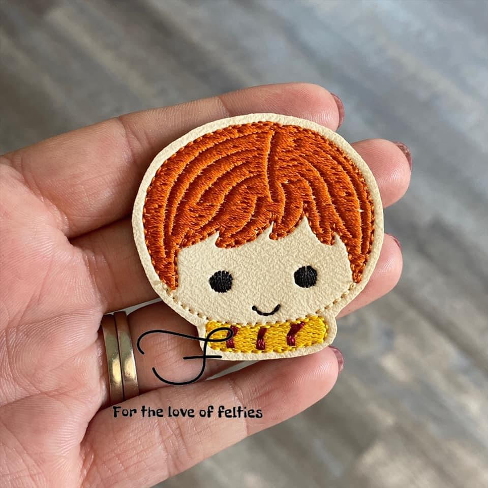 Magic Boy Red Head Feltie