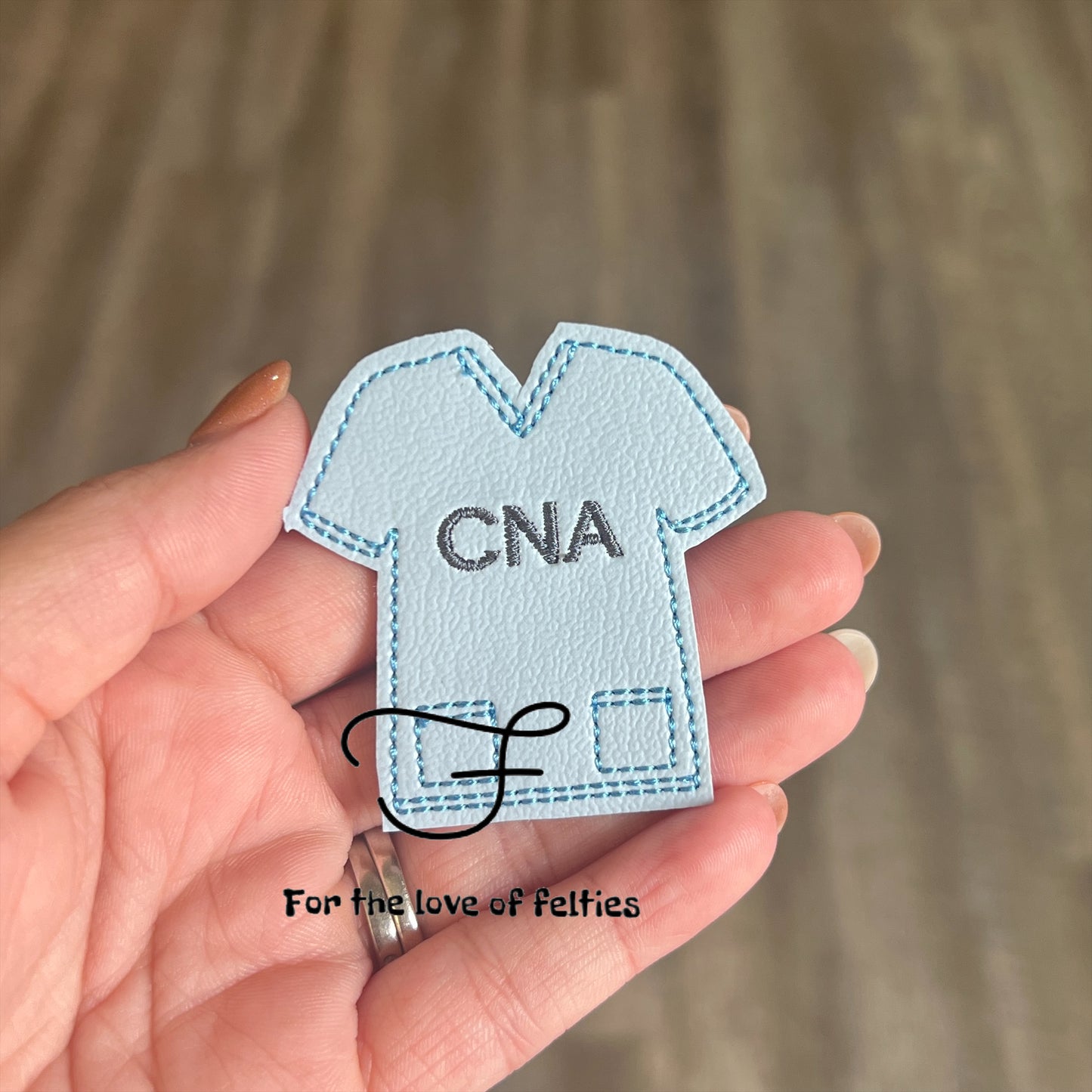CNA Scrub Top Feltie