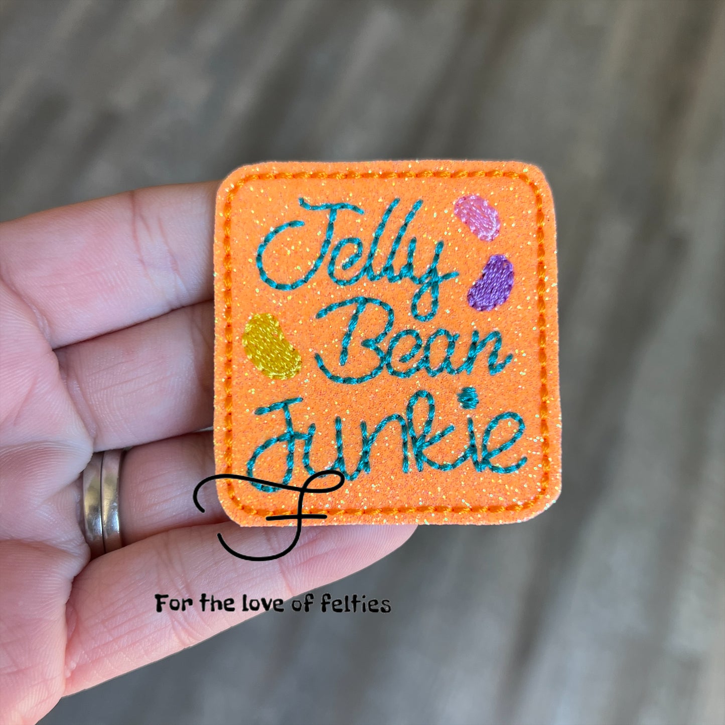 Jelly Bean Junkie Feltie