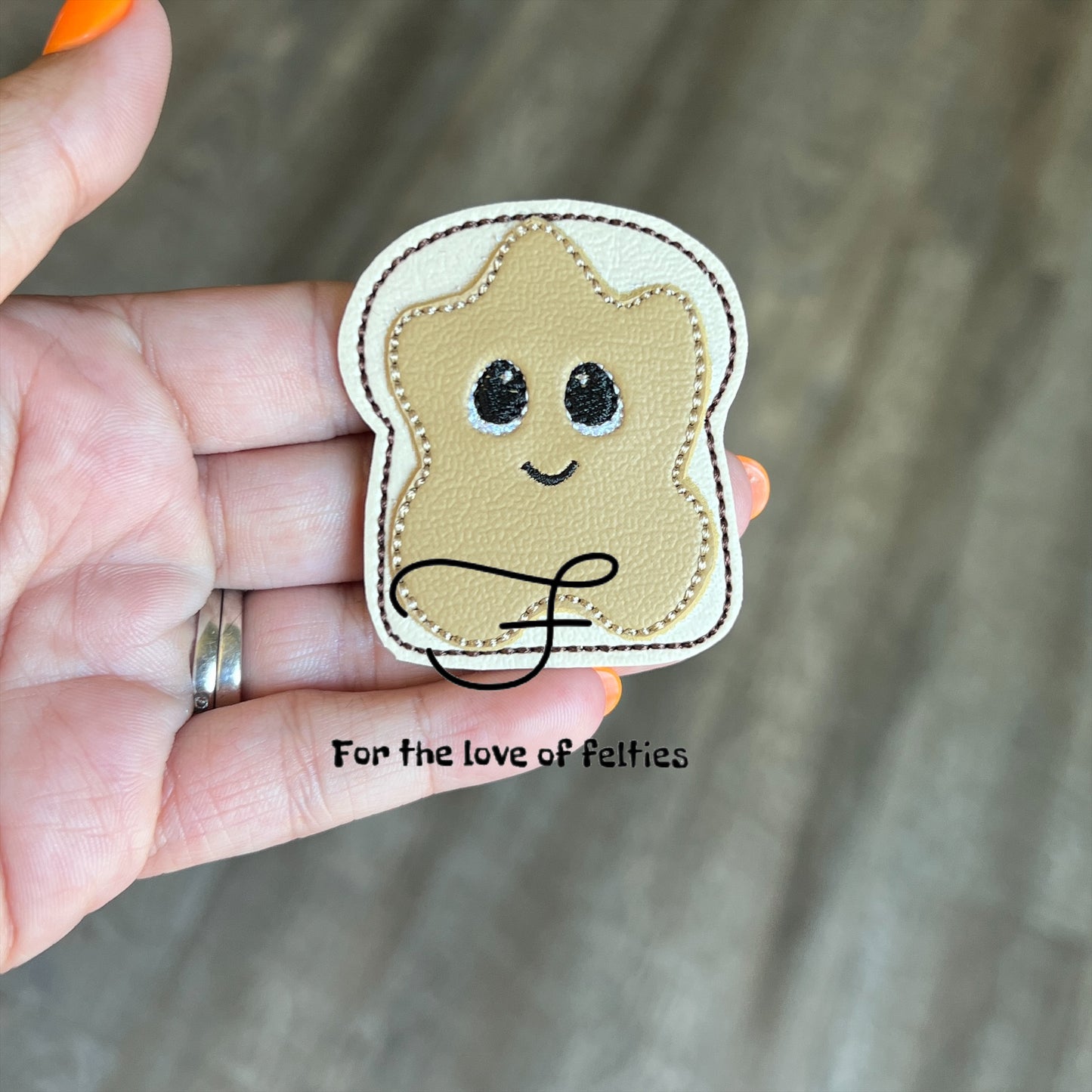 Peanut Butter Toast Feltie