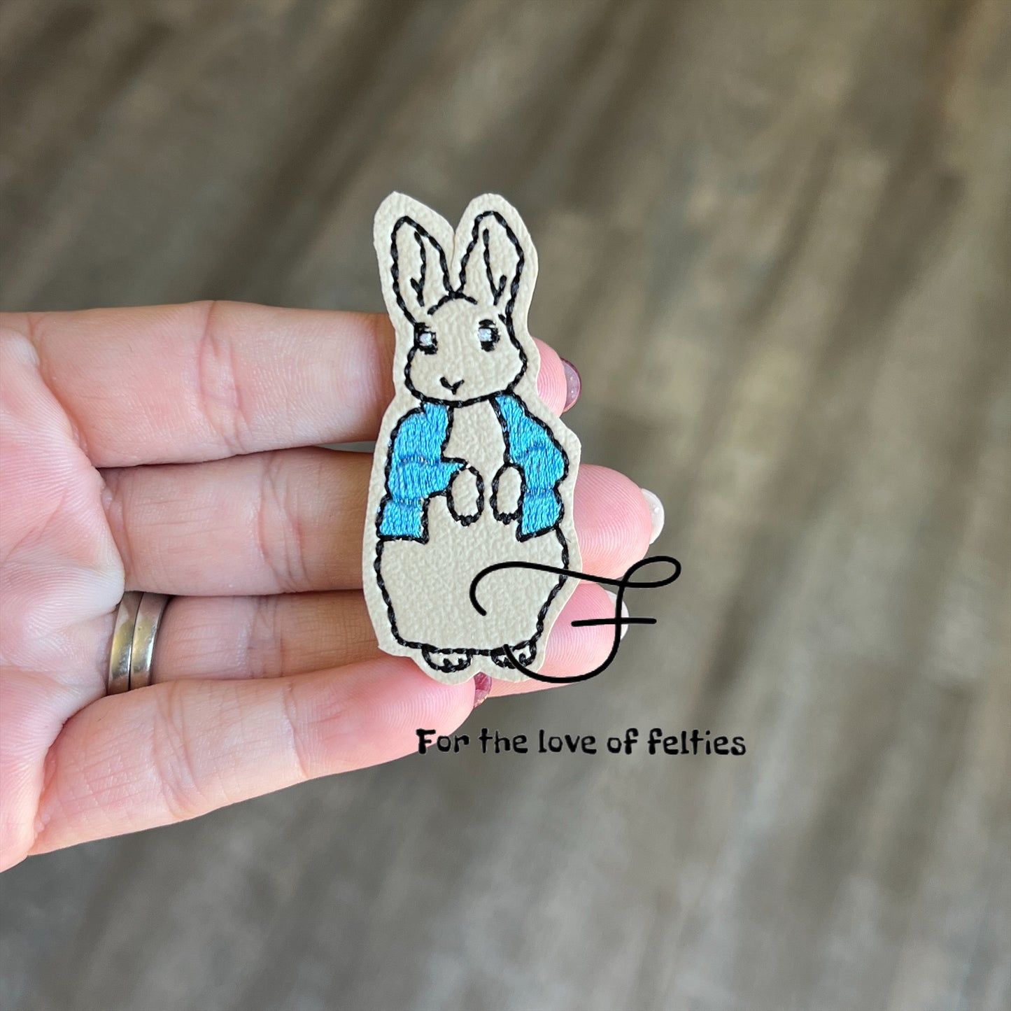 Story Book Rabbit Feltie