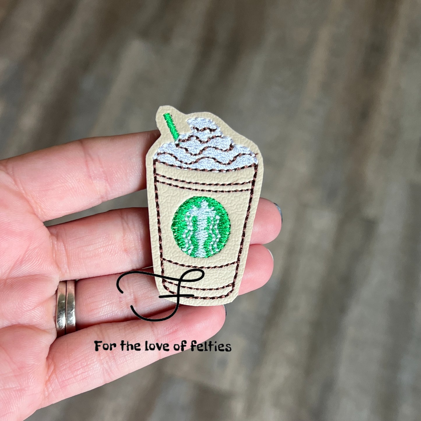 Chocolate Swirl Frappe Feltie