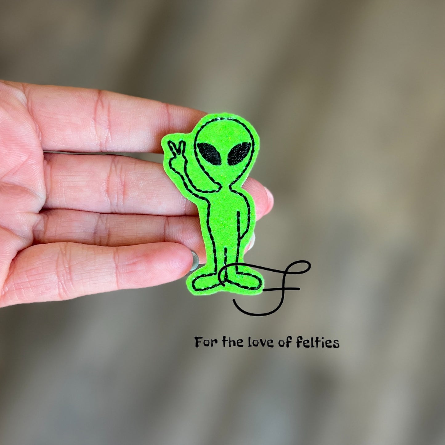 Full Body Alien Feltie