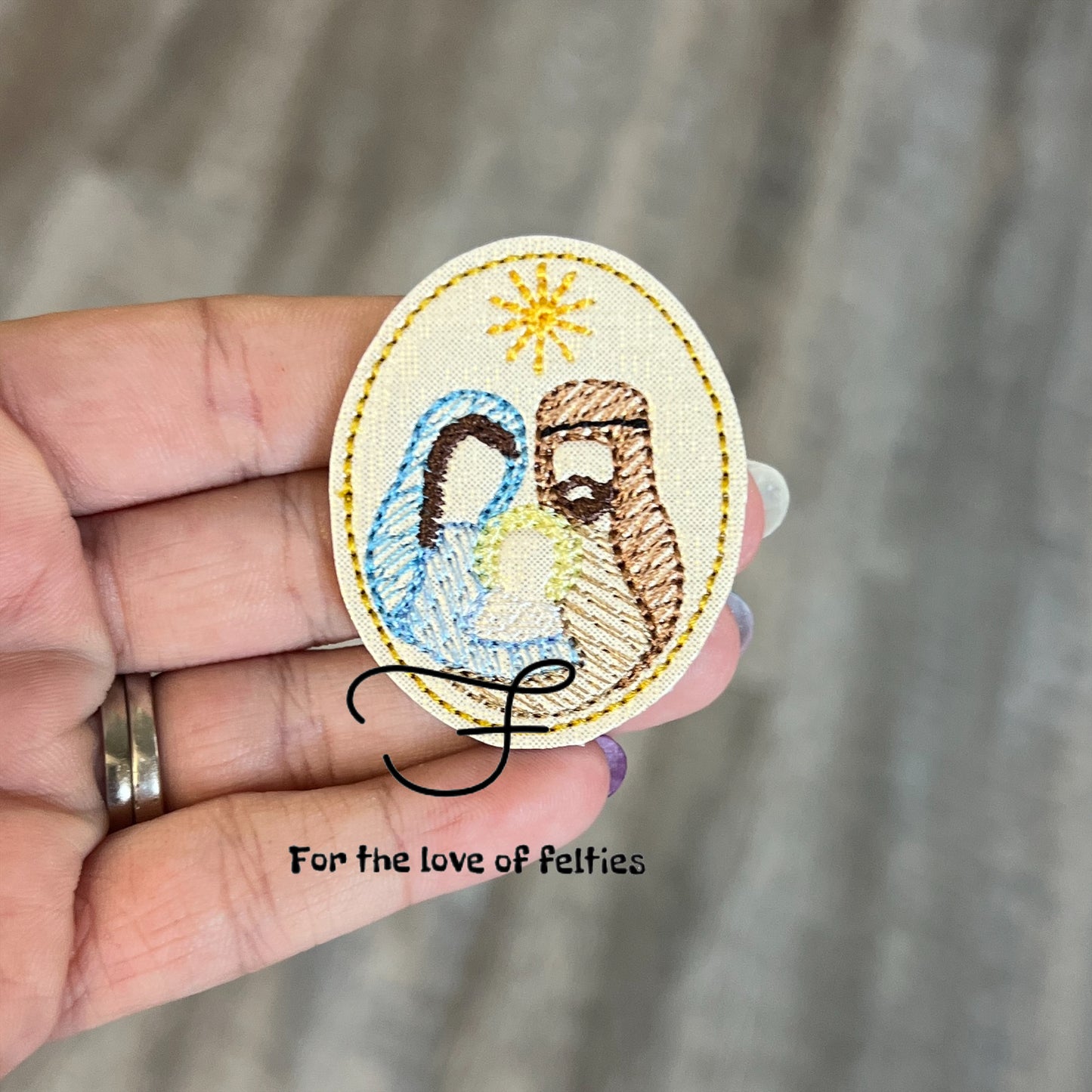 Nativity Portrait Feltie