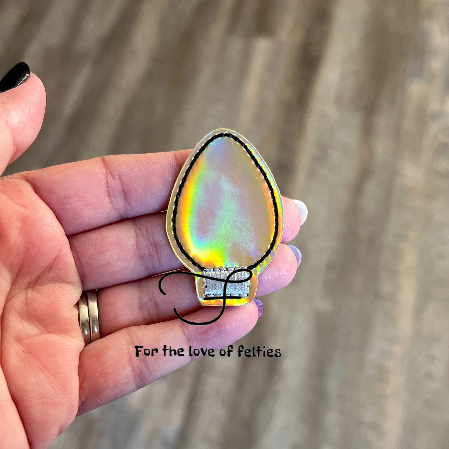 Christmas Bulb Feltie