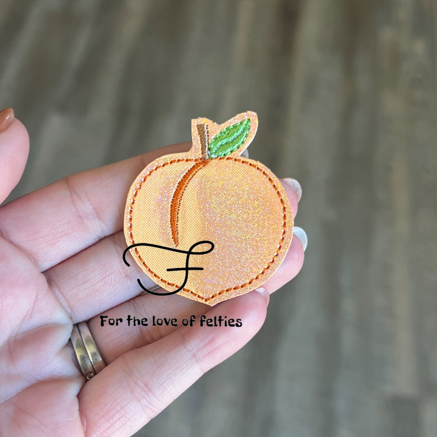 Peach Feltie