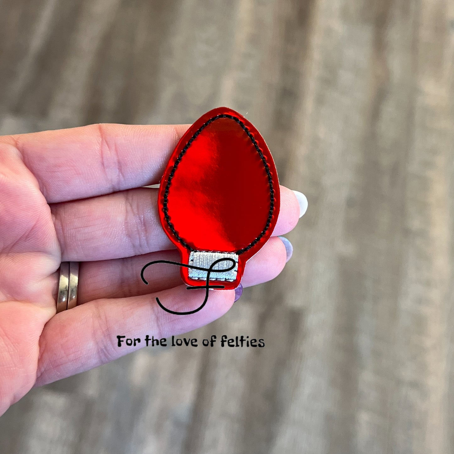 Christmas Bulb Feltie
