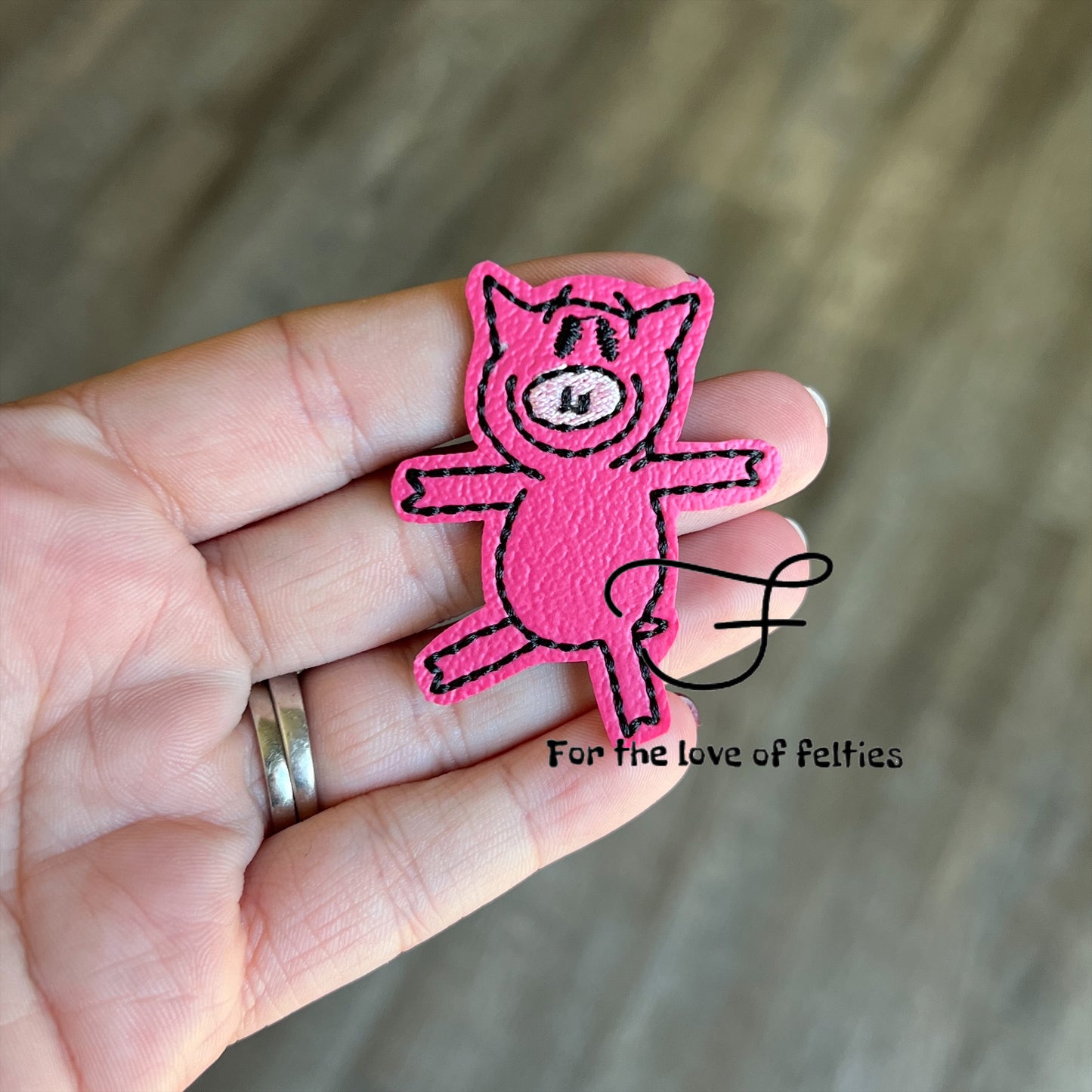 Story Book Piggie Feltie