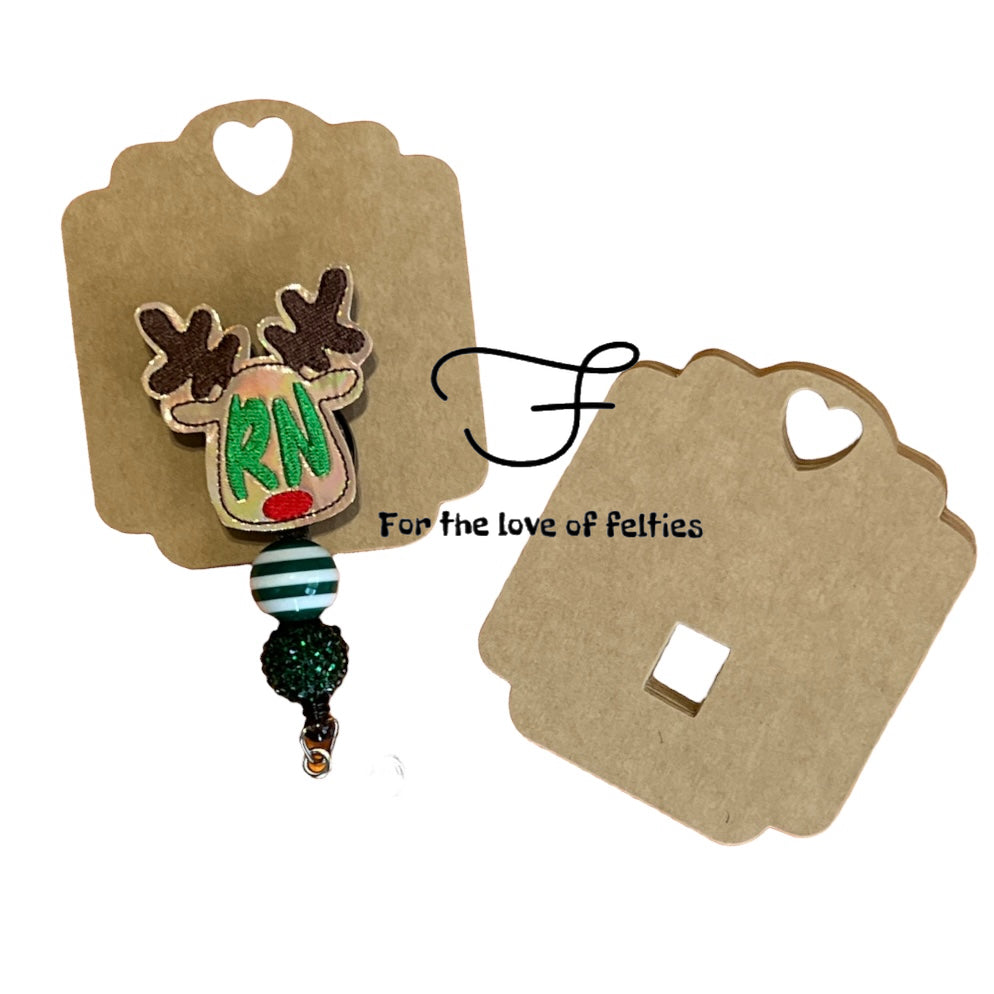 Pack of 25 Badge Reel Cards
