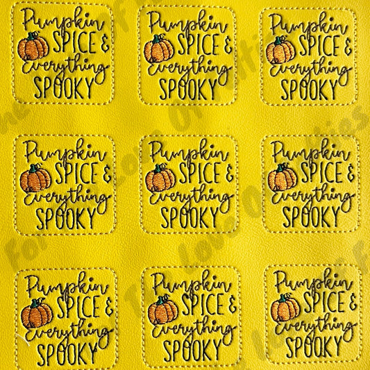 Pumpkin Spice and Everything Spooky Feltie