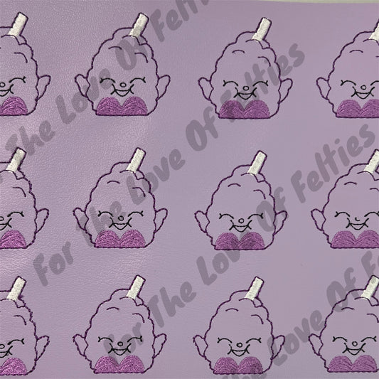 Purple Cotton Candy Feltie