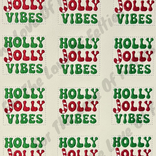 Holly Jolly Vibes Feltie