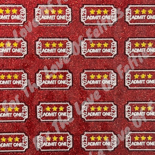 Carnival / Circus Ticket Feltie