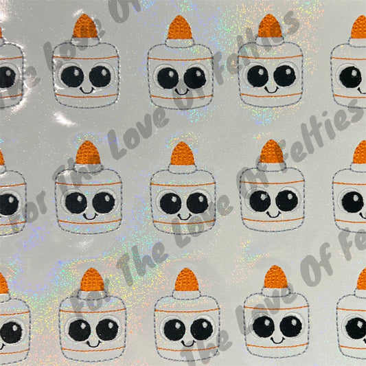 Smiling Glue Bottle Feltie