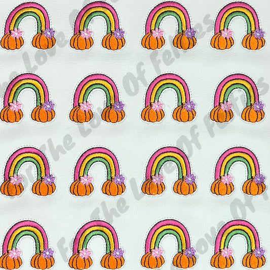 Pumpkin Rainbow Feltie