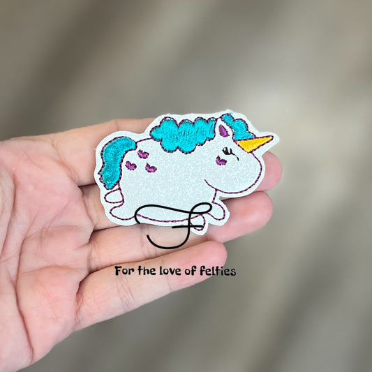 Chubby Unicorn Feltie