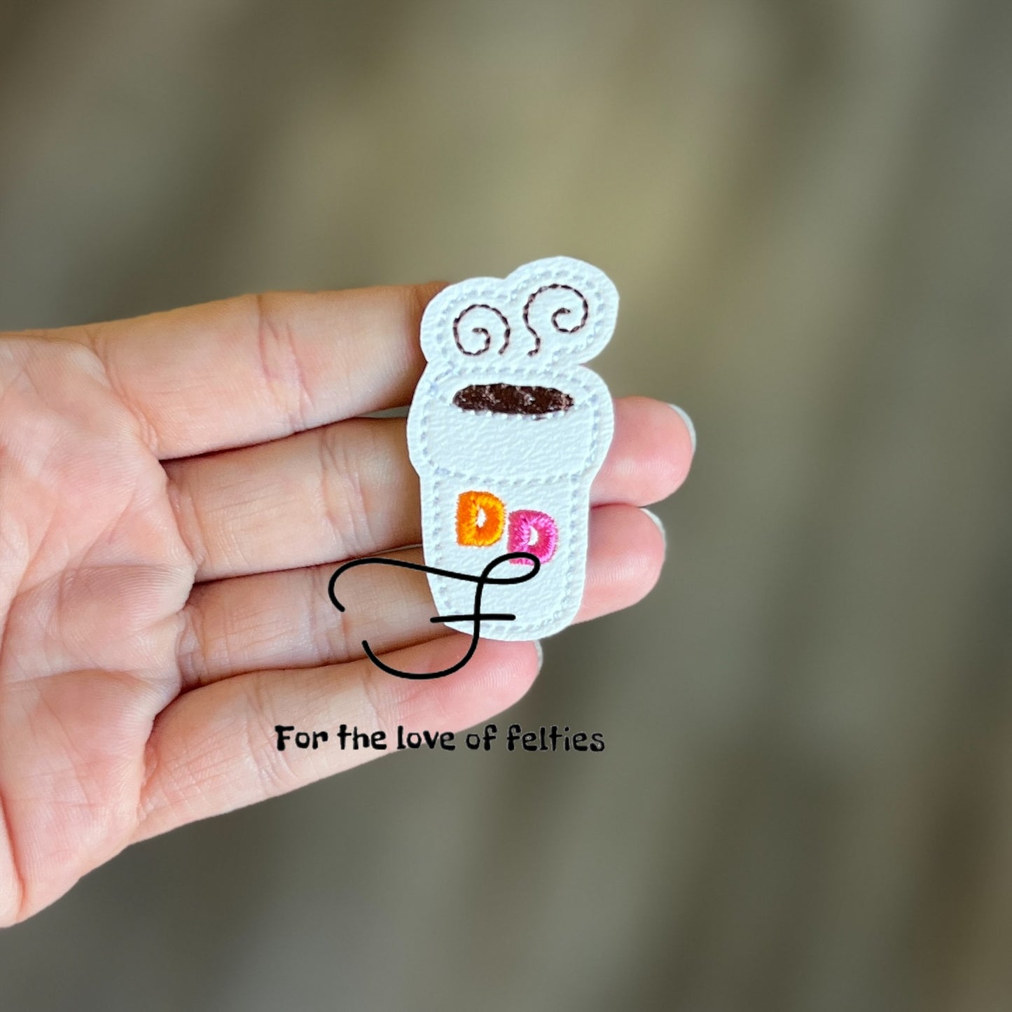 DD Hot Coffee Feltie